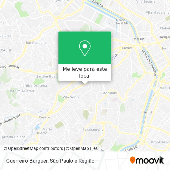 Guerreiro Burguer mapa