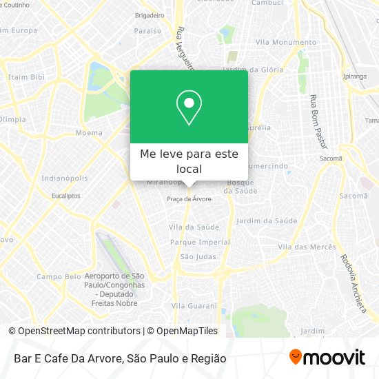 Bar E Cafe Da Arvore mapa