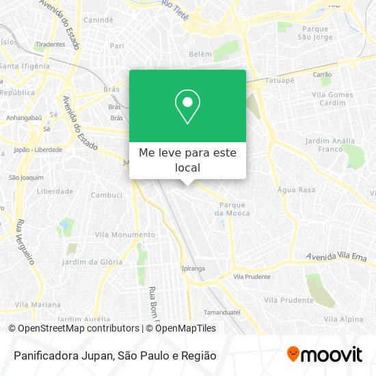 Panificadora Jupan mapa