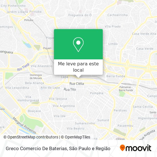 Greco Comercio De Baterias mapa