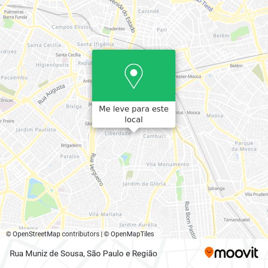 Rua Muniz de Sousa mapa