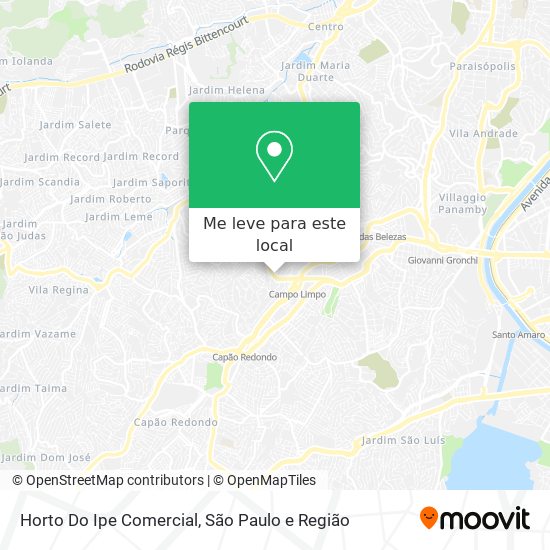 Horto Do Ipe Comercial mapa