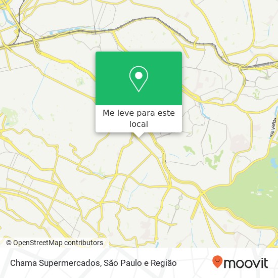 Chama Supermercados, Avenida Rio das Pedras Aricanduva São Paulo-SP 03453-000 mapa
