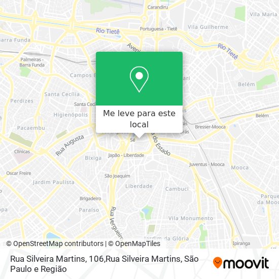 Rua Silveira Martins, 106,Rua Silveira Martins mapa