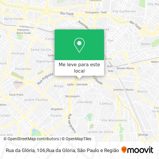 Rua da Glória, 106,Rua da Glória mapa