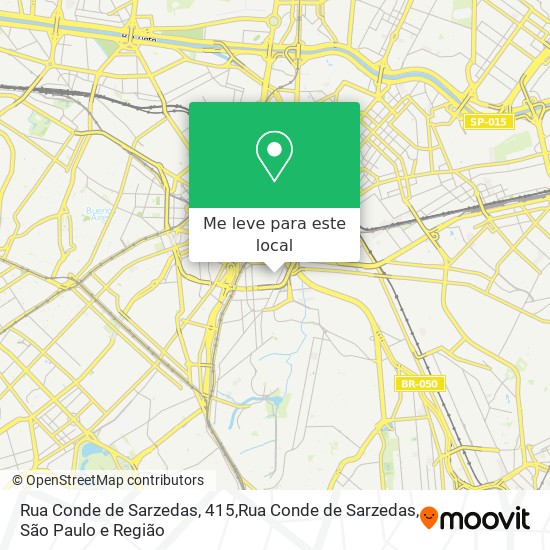 Rua Conde de Sarzedas, 415,Rua Conde de Sarzedas mapa