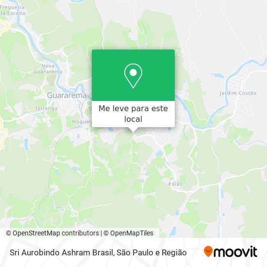 Sri Aurobindo Ashram Brasil mapa