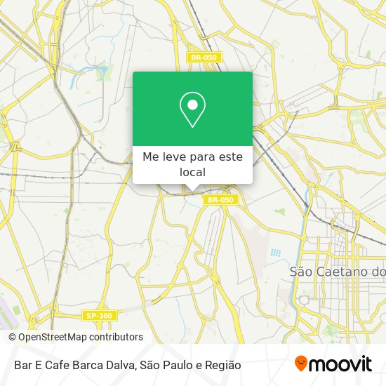 Bar E Cafe Barca Dalva mapa