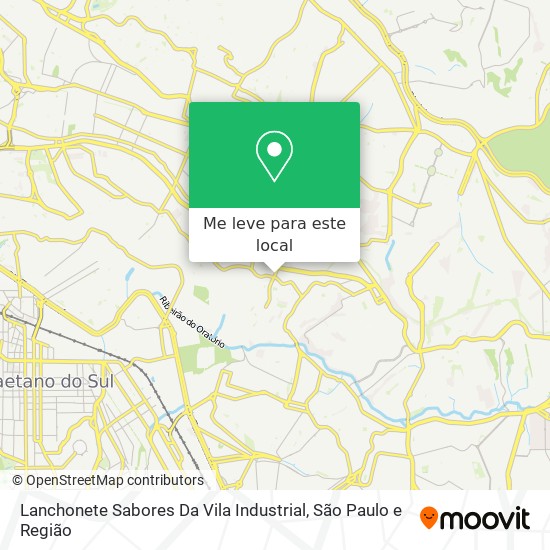 Lanchonete Sabores Da Vila Industrial mapa