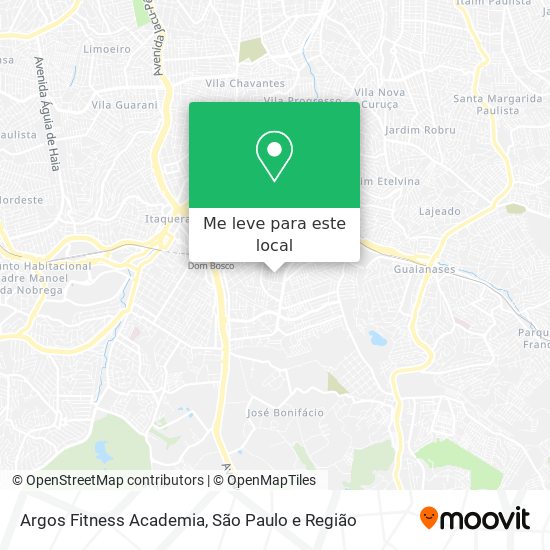 Argos Fitness Academia mapa