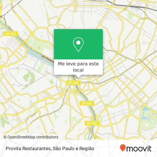 Provita Restaurantes, Rua Sumidouro, 555 Pinheiros São Paulo-SP 05428-010 mapa