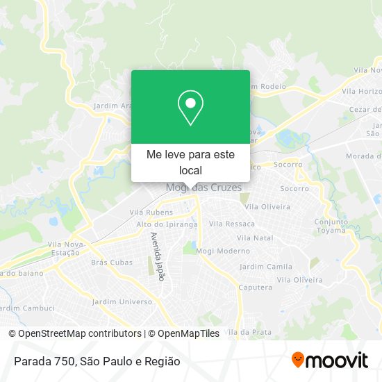 Parada 750 mapa