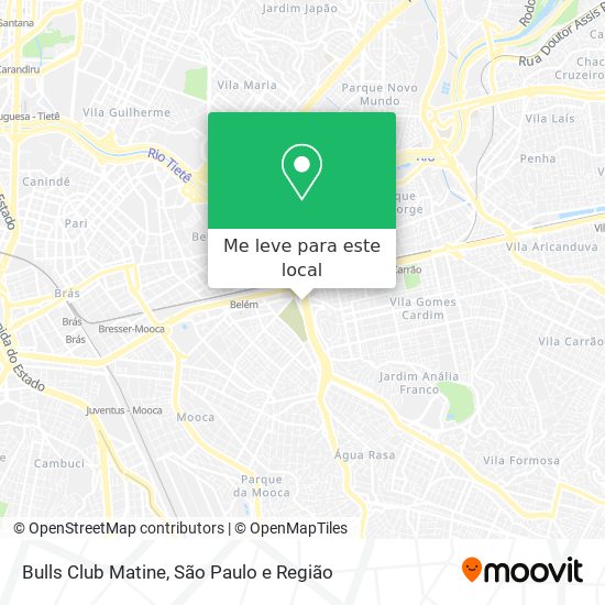 Bulls Club Matine mapa