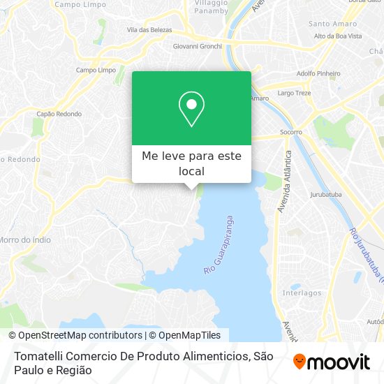 Tomatelli Comercio De Produto Alimenticios mapa