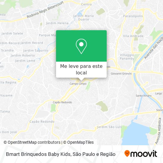 Bmart Brinquedos Baby Kids mapa