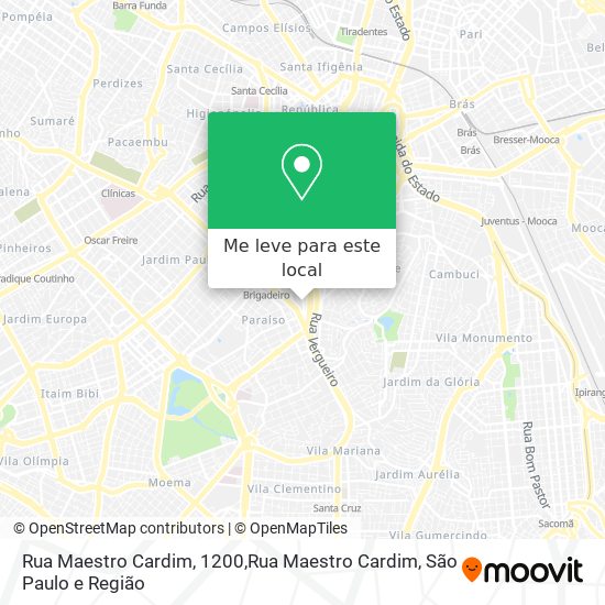 Rua Maestro Cardim, 1200,Rua Maestro Cardim mapa