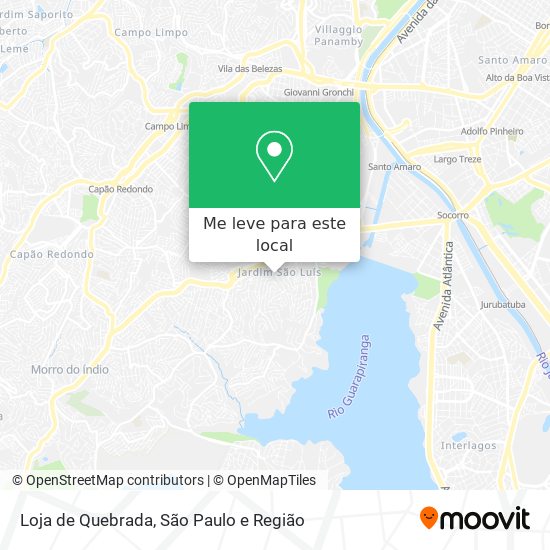 Loja de Quebrada mapa