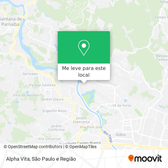 Alpha Vita mapa