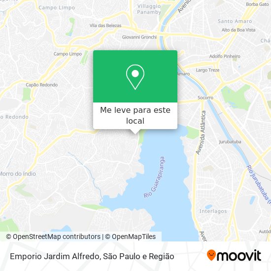 Emporio Jardim Alfredo mapa