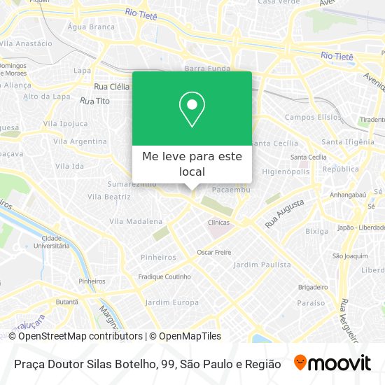 Praça Doutor Silas Botelho, 99 mapa