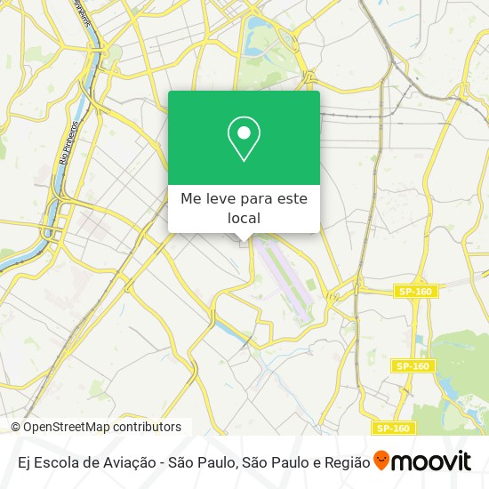 Ej Escola de Aviação - São Paulo mapa