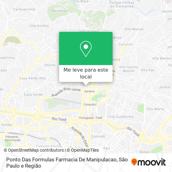 Ponto Das Formulas Farmacia De Manipulacao mapa