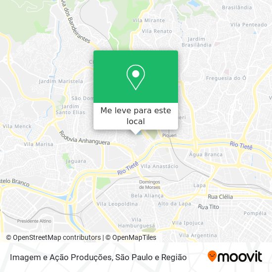 Imagem e Ação Produções mapa