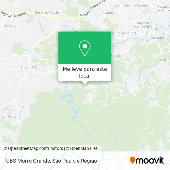 UBS Morro Grande mapa