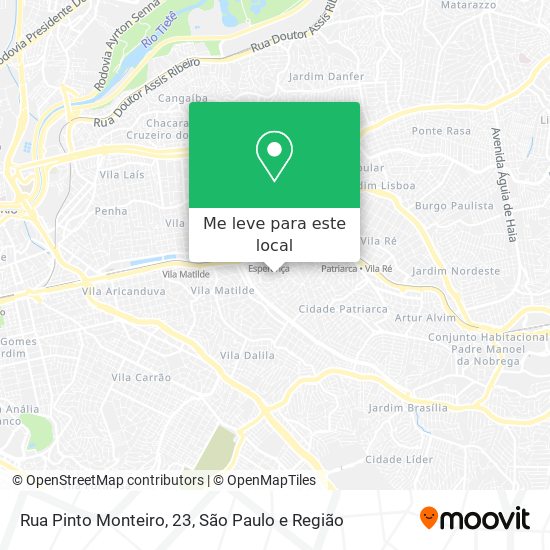 Rua Pinto Monteiro, 23 mapa