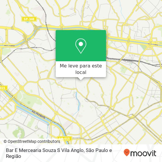 Bar E Mercearia Souza S Vila Anglo, Rua Félix della Rosa, 603 Perdizes São Paulo-SP 05028-060 mapa