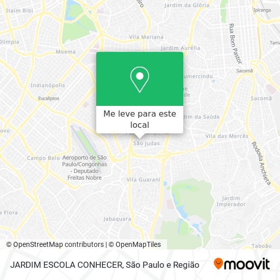 JARDIM ESCOLA CONHECER mapa