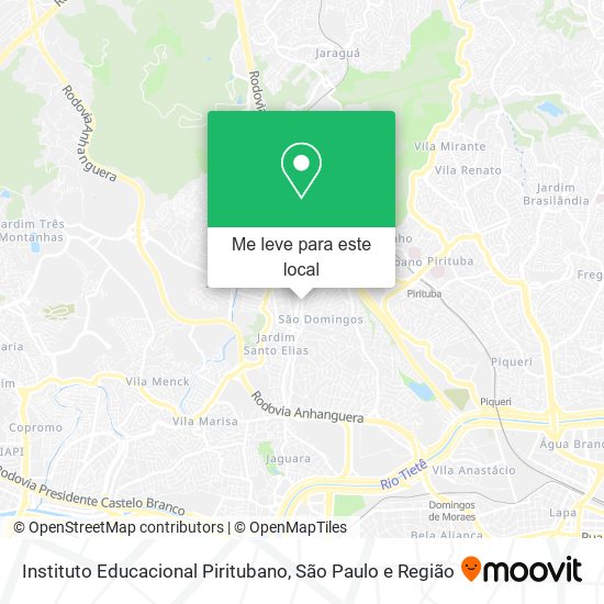 Instituto Educacional Piritubano mapa