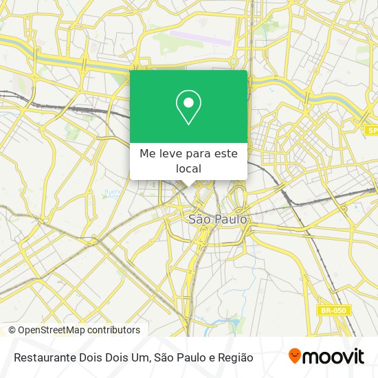 Restaurante Dois Dois Um mapa