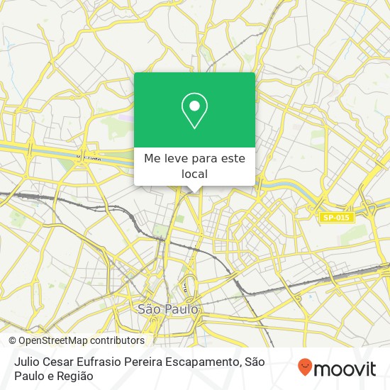 Julio Cesar Eufrasio Pereira Escapamento, Rua Pedro Vicente, 227 Bom Retiro São Paulo-SP 01109-010 mapa
