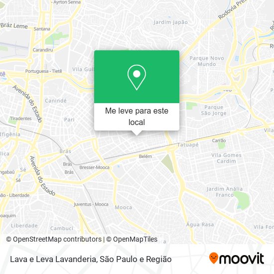 Lava e Leva Lavanderia mapa