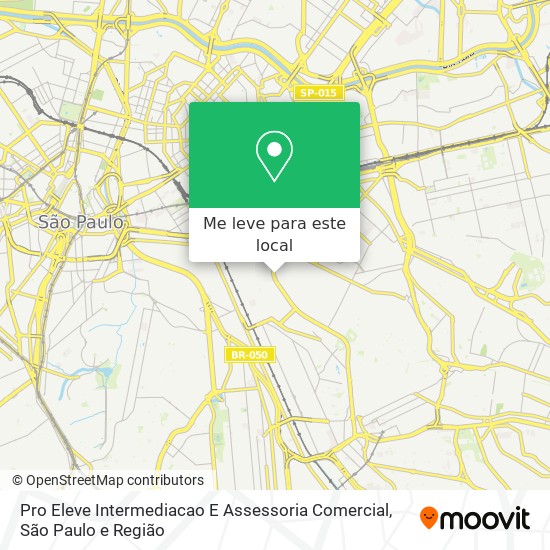 Pro Eleve Intermediacao E Assessoria Comercial mapa