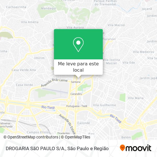 DROGARIA SãO PAULO S/A. mapa