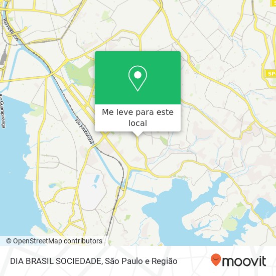 DIA BRASIL SOCIEDADE, Avenida Nossa Senhora do Sabará, 3661 Campo Grande São Paulo-SP 04447-020 mapa