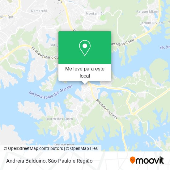 Andreia Balduino mapa