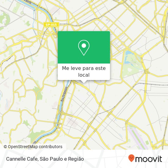 Cannelle Cafe, Avenida Doutor Cardoso de Melo, 1264 Itaim Bibi São Paulo-SP 04548-004 mapa