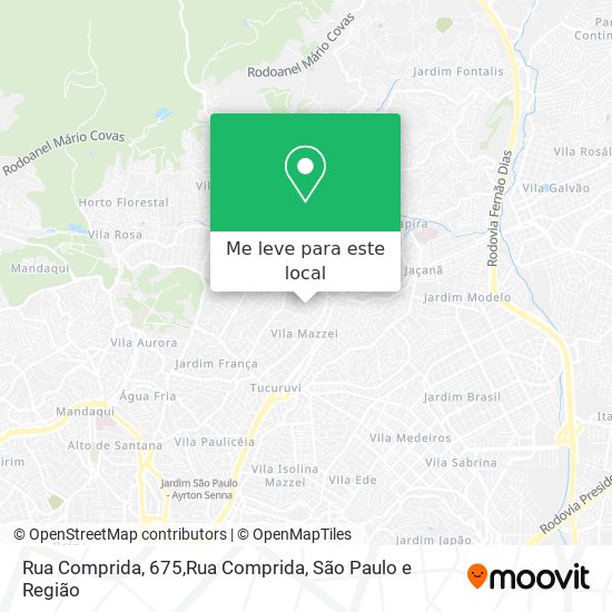 Rua Comprida, 675,Rua Comprida mapa