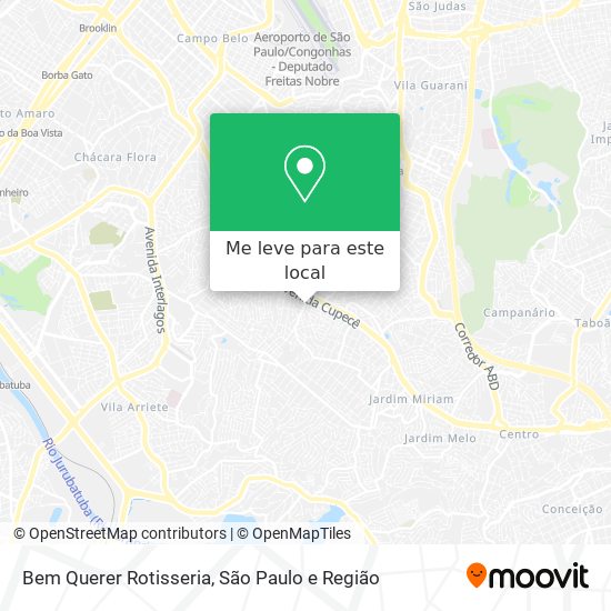 Bem Querer Rotisseria mapa