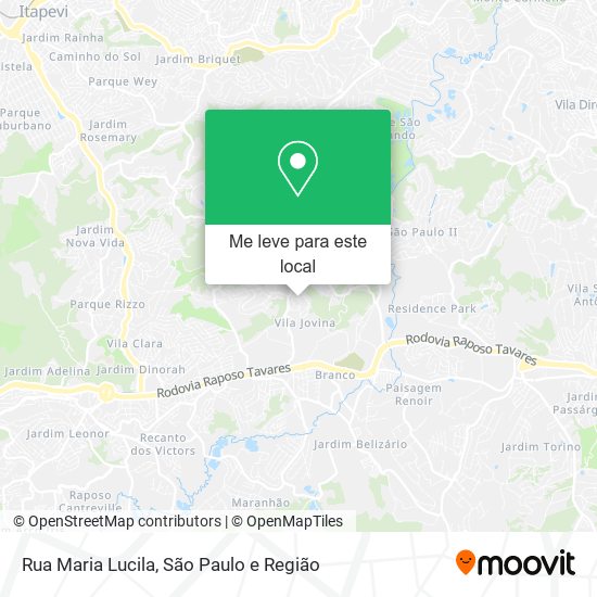 Rua Maria Lucila mapa