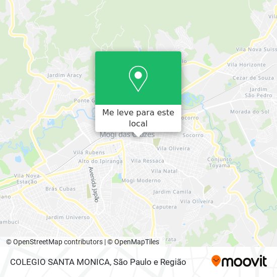 COLEGIO SANTA MONICA mapa