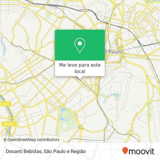 Desanti Bebidas, Avenida Paulista, 854 Bela Vista São Paulo-SP 01310-100 mapa