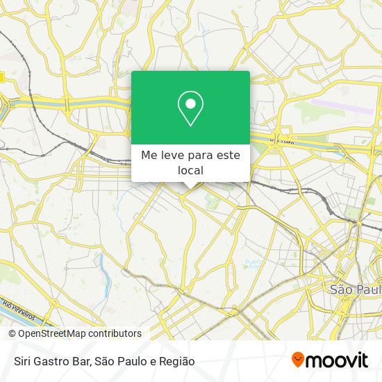 Siri Gastro Bar mapa