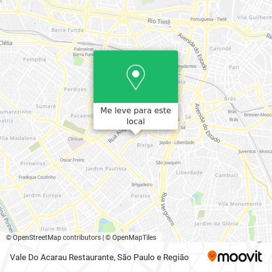 Vale Do Acarau Restaurante mapa