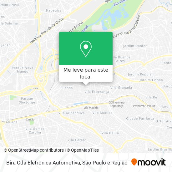 Bira Cda Eletrônica Automotiva mapa