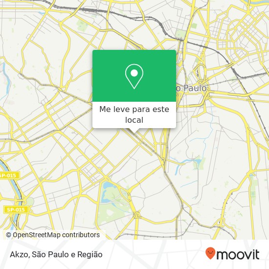 Akzo, Avenida Paulista Bela Vista São Paulo-SP 01310-100 mapa