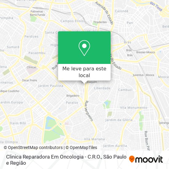 Clinica Reparadora Em Oncologia - C.R.O. mapa